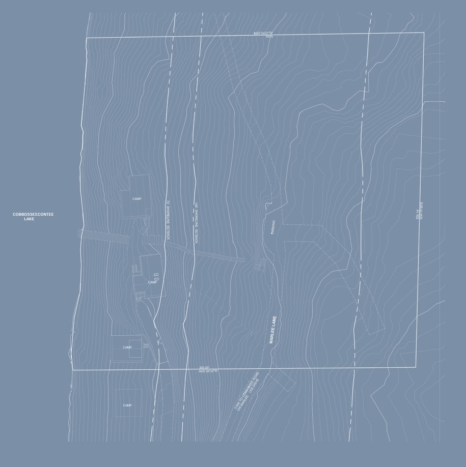 Colony Lane — Site Plan on Cobbosseecontee Lake