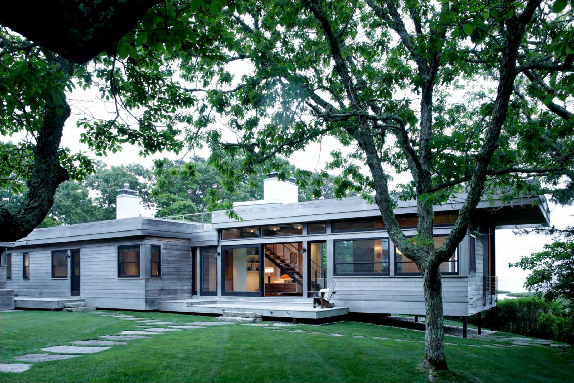 Pond House — Exterior