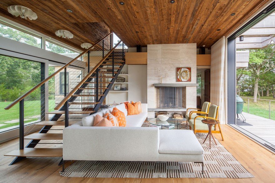 Pond House — Living Room