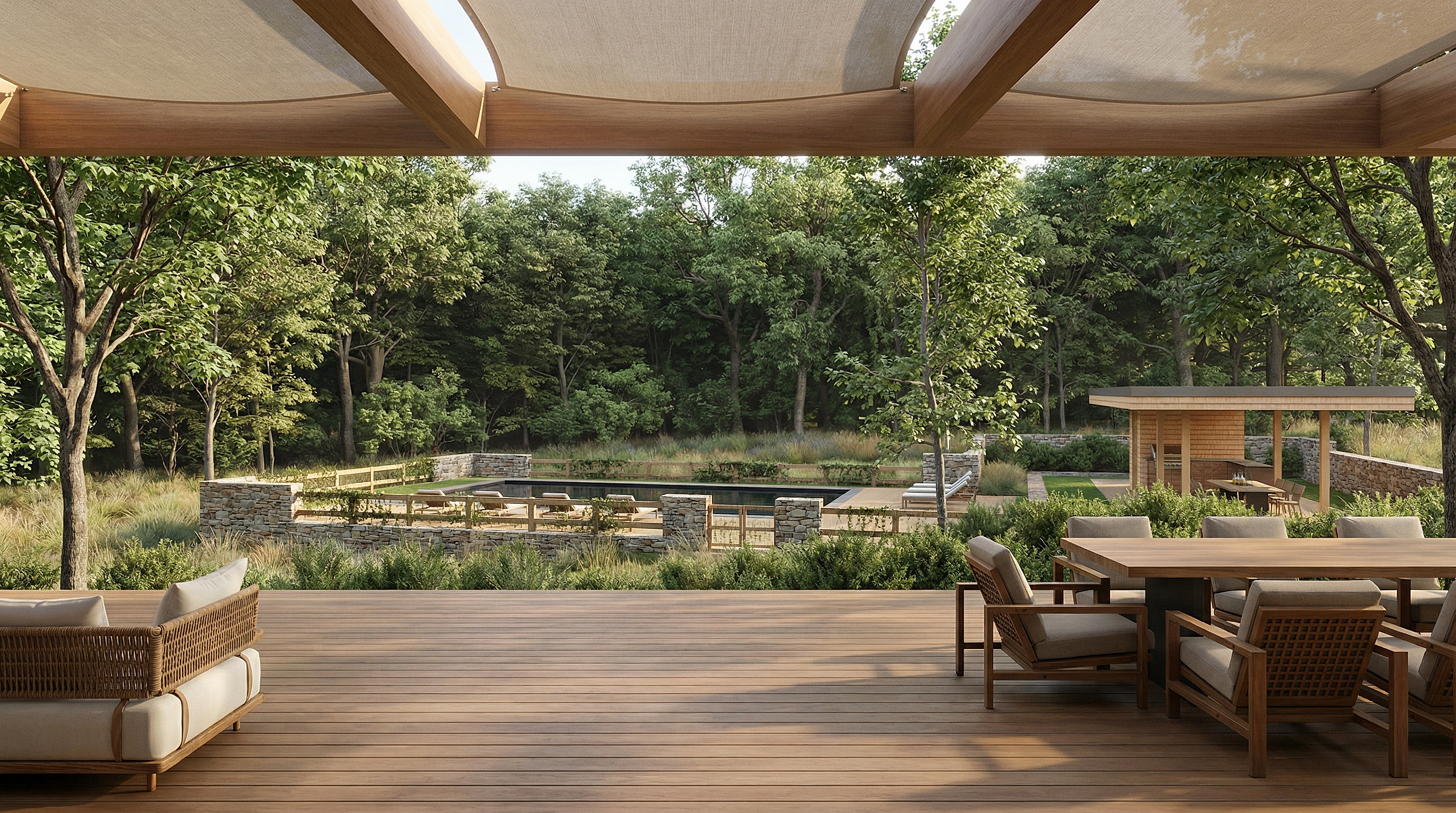 Red Coat Hill — Pool Terrace