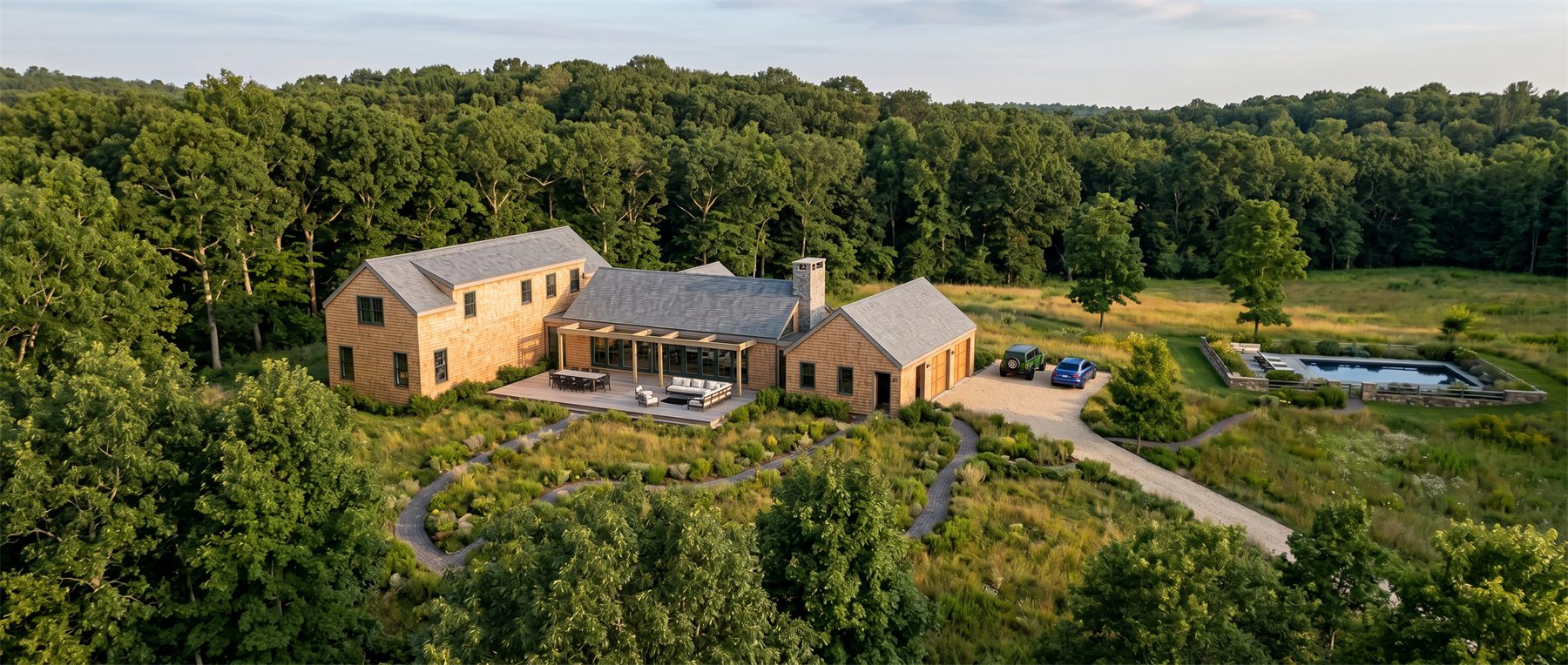 Red Coat Hill — Aerial View