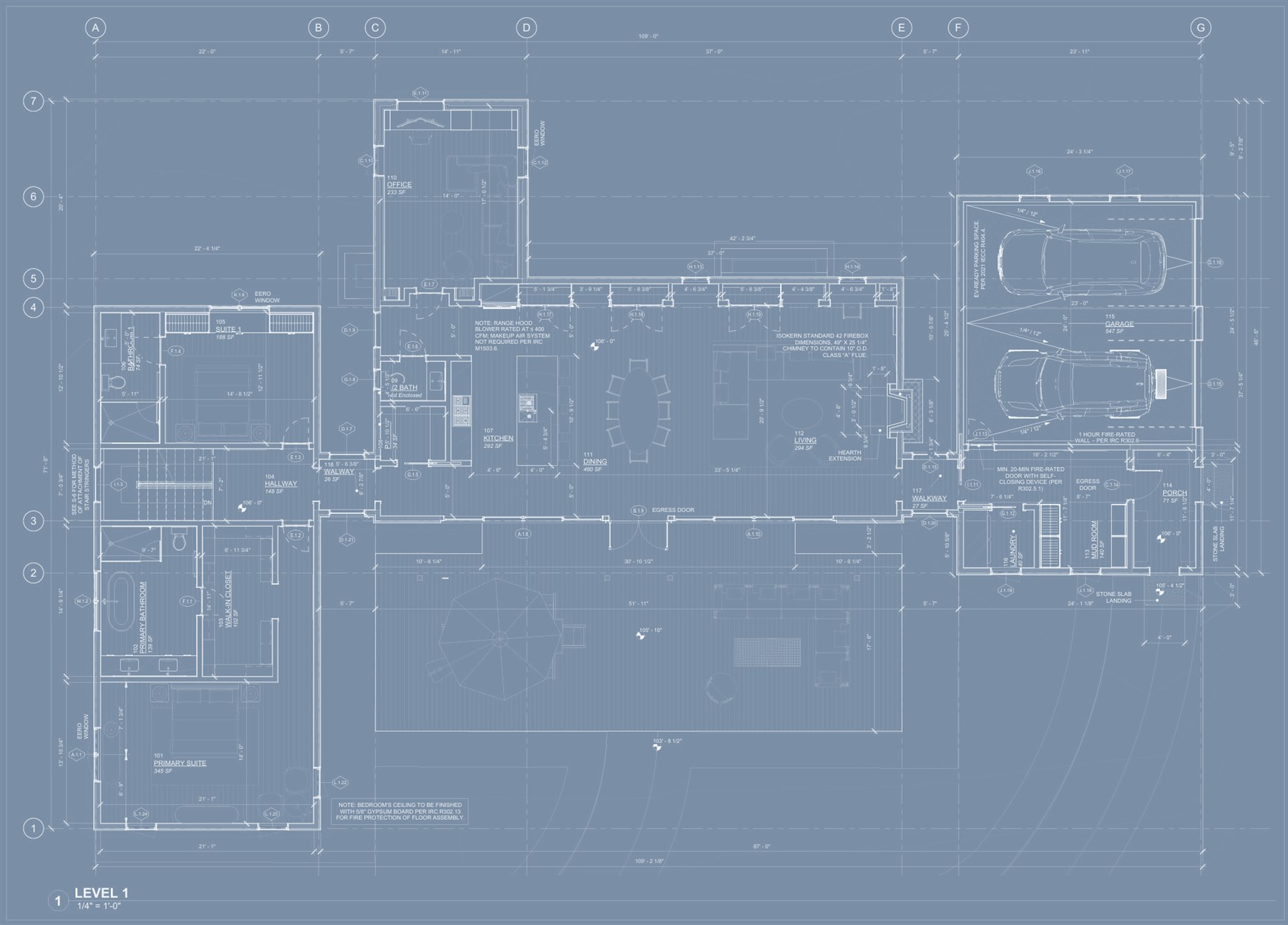 Red Coat Hill — Level 1 Floor Plan