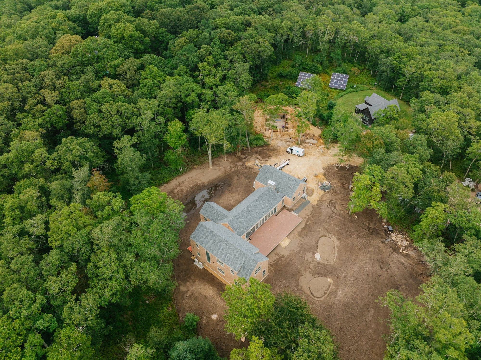 Red Coat Hill — the wooded site from above